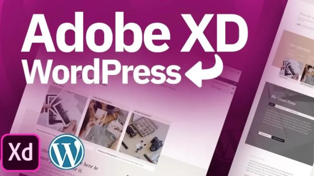 Adobe XD designs to WordPress,